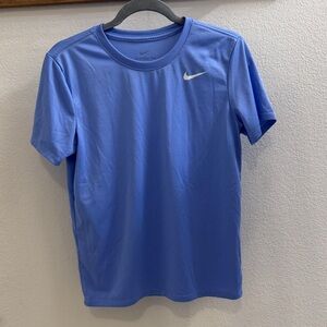 Women’s Nike Dri Fit Tee in Periwinkle Blue color